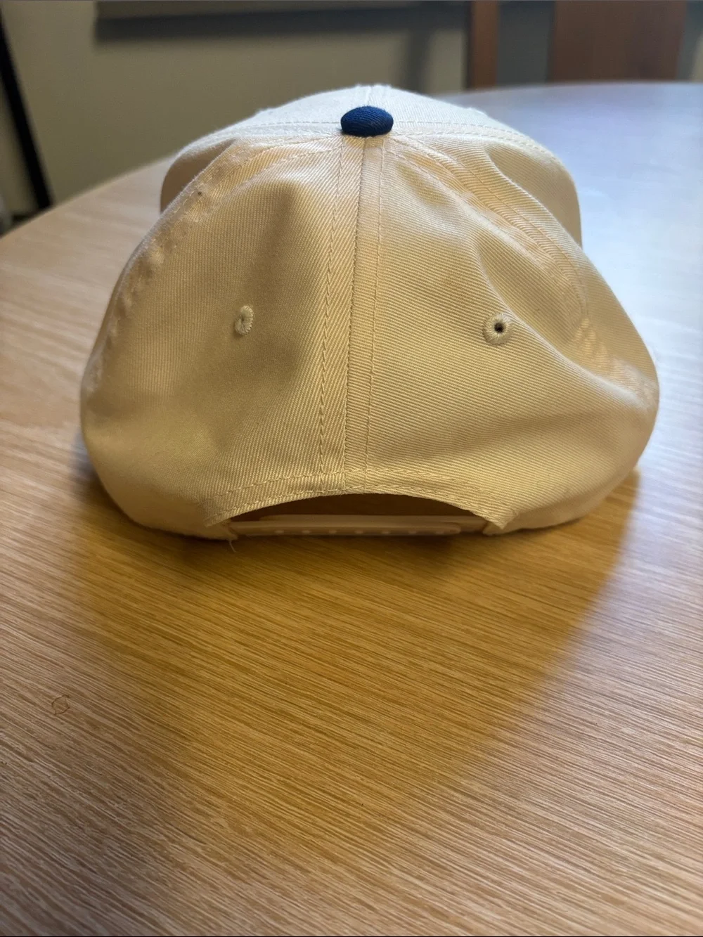 AM I OKAY? Embroidered Two-Tone Kids Cap - Yellow & Navy Megan Moroney